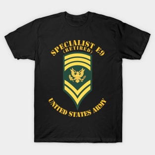 SPC 9 - Specialist E9  - Std - Retired T-Shirt